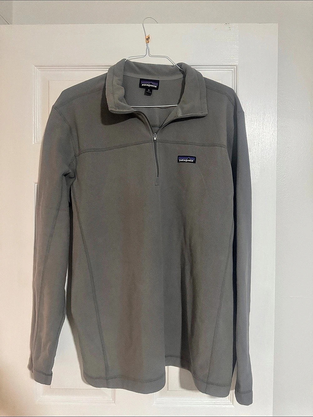 Patagonia Men's Quarter-Zip Gray Fleece XL